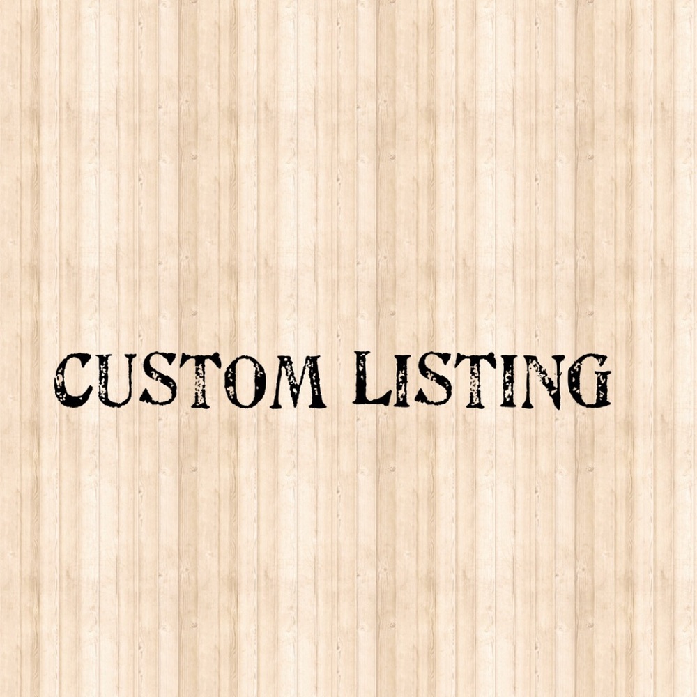 Custom listing for @nay0333